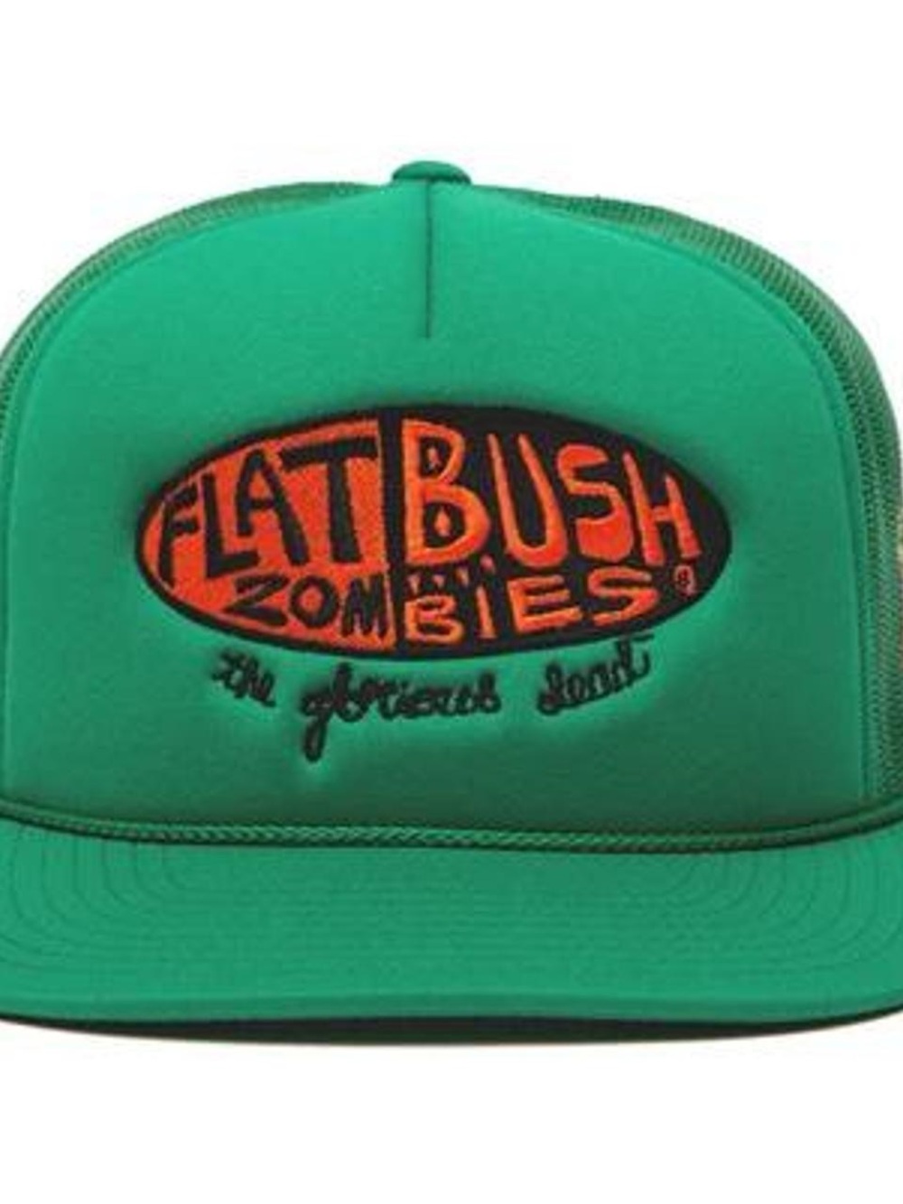 FLAT ZOM BUSH BIES EMBROIDERED TRUCKER